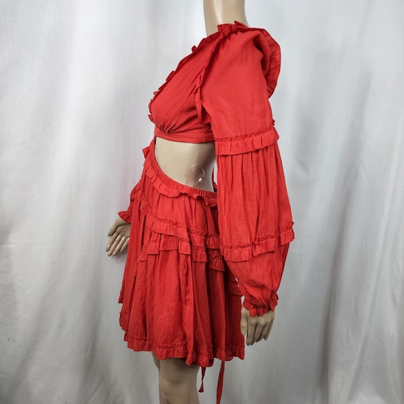 Peach Love dress color red size medium - Picture 13 of 15